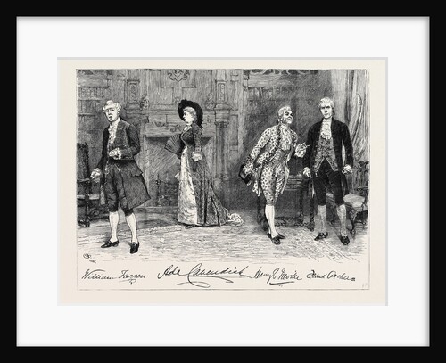 The School for Scandal at the Vaudeville Theatre: The Screen Scene by Anonymous