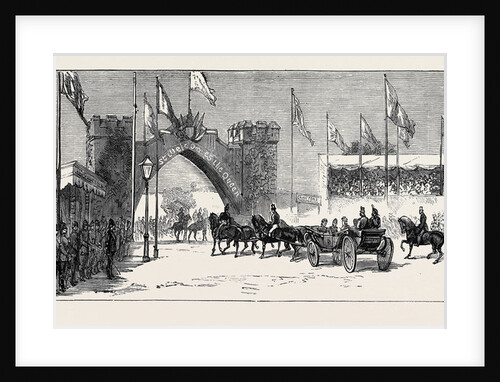 The Queen's Visit to Epping Forest: The Royal Procession Leaving Chingford Station by Anonymous
