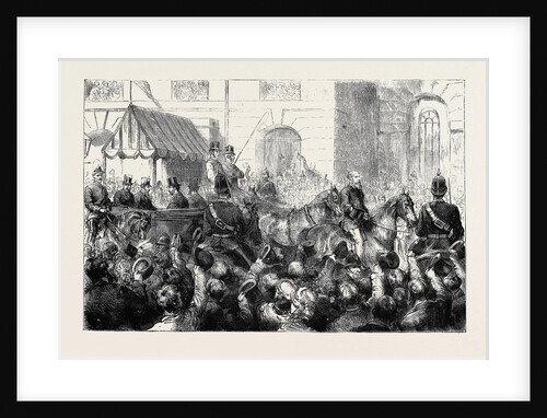 The Assassination of Lord F.C. Cavendish and Mr. T.H. Burke: The Procession on Its Way to the Castle by Anonymous