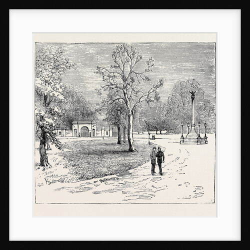 The Assassination of Lord F.C. Cavendish and Mr. T.H. Burke: Entrance to the Chief Secretary's Lodge, Phoenix Park, Ireland by Anonymous