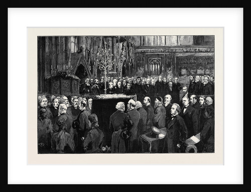 Funeral of the Late Charles Robert Darwin in Westminster Abbey, London by Anonymous