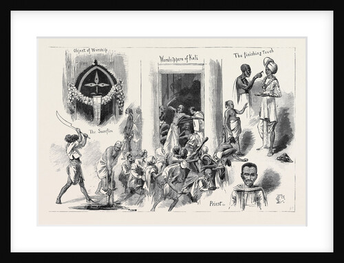 Round the World Yachting in the Ceylon, Calcutta: Worshipping Kali by Anonymous