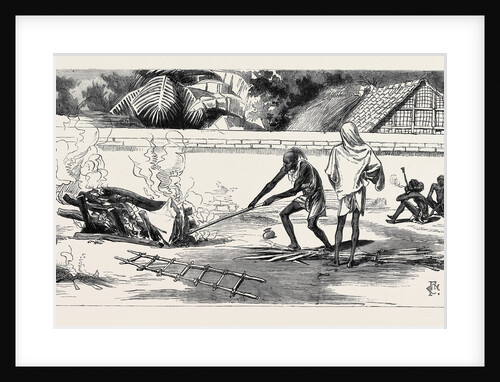 Round the World Yachting in the Ceylon, Calcutta: Cremation by Anonymous