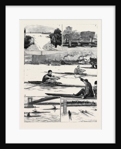 The Sculling Match on the Tyne Between Hanlan and Boyd for the Championship of the World by Anonymous