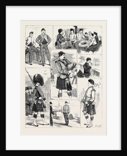 Military Sketches at Edinburgh Castle by Anonymous