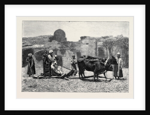 A Native Chaff-Cutting Machine, Egypt by Anonymous