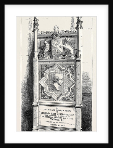 The Queen's Memorial to the Late Earl of Beaconsfield in Hughenden Church by Anonymous