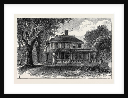 The Craigie House, Cambridge, Massachusetts, U.S.A., Residence of the Late H.W. Longfellow by Anonymous