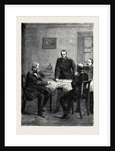 The Austro-Prussian War, Council of War at Gitschin, July 2, 1866 by Anonymous