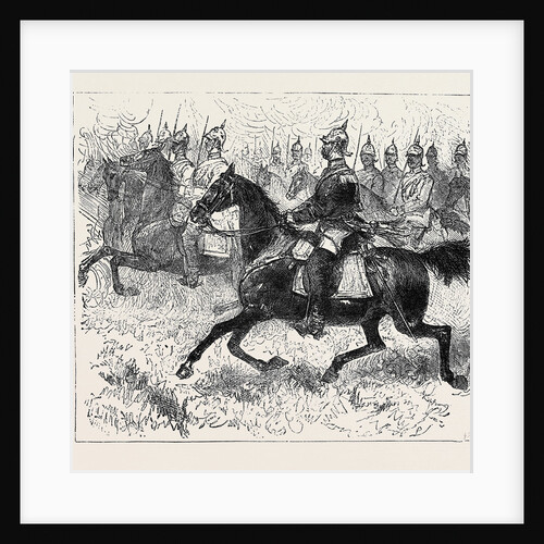 Autumn Manoeuvres of the Prussian Guards in the Altmark, 1863 by Anonymous