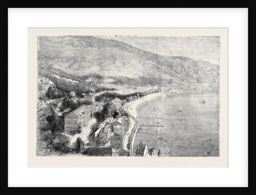 Her Majesty's Visit to Mentone: Gare-À-Vent, Mentone (the Châlet Des Rosiers is Marked with a White Star) by Anonymous