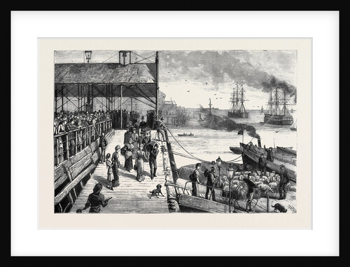 Hull: The Pier-Steamer Leaving for New Holland by Anonymous