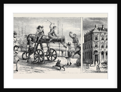 Hull: Russian Gun on the Pier, Offices of the Hull Banking Company by Anonymous