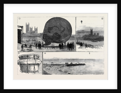 The Attempted Balloon Voyage Across the Channel by Anonymous