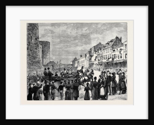 The Approaching Royal Marriage: Arrival of Princess Helen and Prince Leopold at Windsor by Anonymous