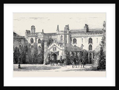 The Empress of Austria at Combermere, Cheshire: Combermere Abbey by Anonymous