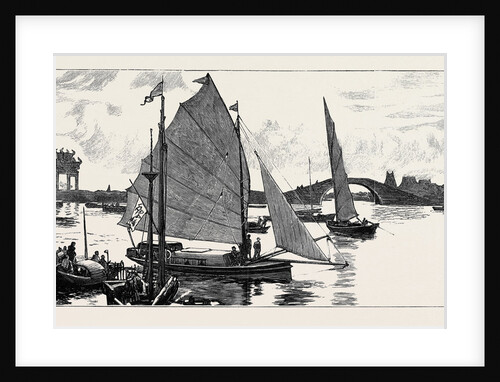 The Young Princes on Their Cruise, Shanghai: The Ariadne (the Princes' Shooting Boat) at Kas-Hing by Anonymous