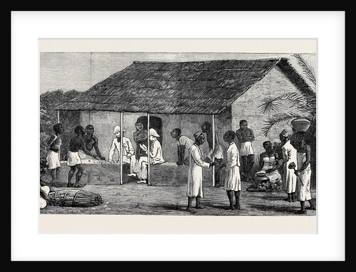 The Slave Trade on the East Coast of Africa: Released Slaves on the Universities' Mission Estate at Mbweni Near Zanzibar, Paying Wages by Anonymous