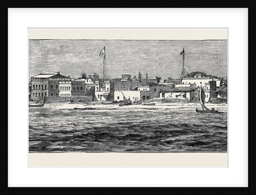 The Slave Trade on the East Coast of Africa: Zanzibar from the Sea by Anonymous