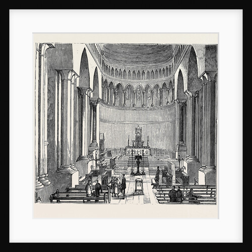The Slave Trade on the East Coast of Africa: Interior of Bishop Steere's Mission Church, Built on the Site of the Old Slave Market, Zanzibar by Anonymous