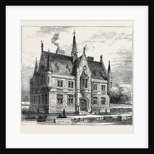 The Duke of Edinburgh in the Shetland Islands: The New Town Hall, Lerwick by Anonymous