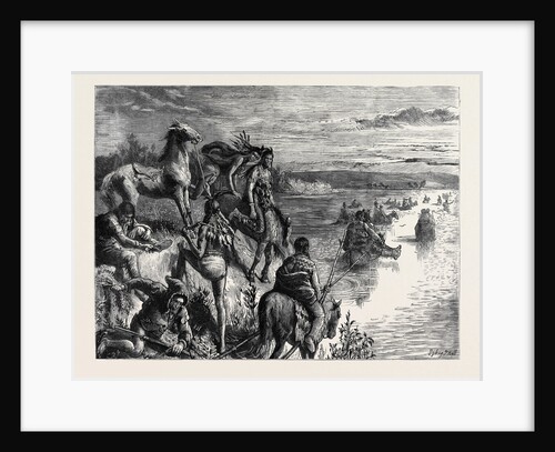 In the Great North-West with the Marquis of Lorne, Blackfoot Crossing by Anonymous