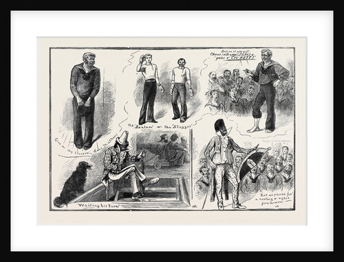 A Free and Easy on Board H.M. Training Ship Boscawen by Anonymous