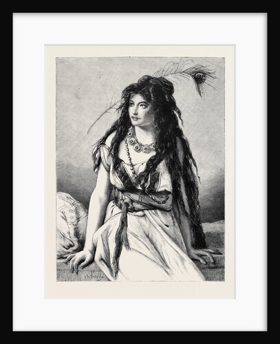 Rosa, a Gipsy Girl from a Drawing by J.F. Portaels by Anonymous