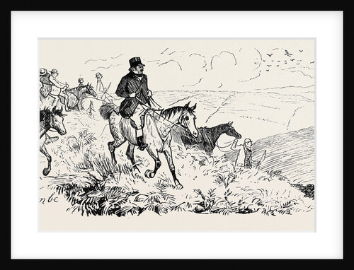 A Deer Hunt on Exmoor by Anonymous