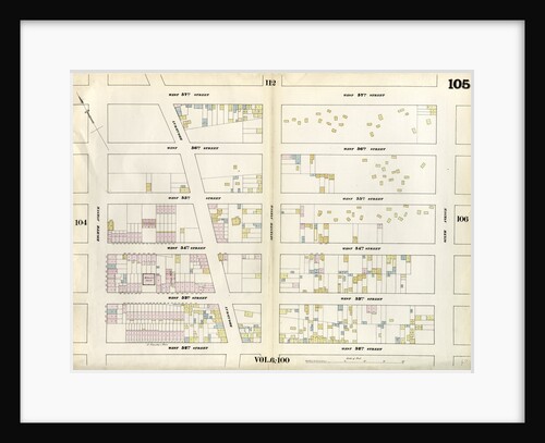 Map bounded by West 57th Street, Sixth Avenue, West 52nd Street, Eighth Avenue. 1857 by Anonymous