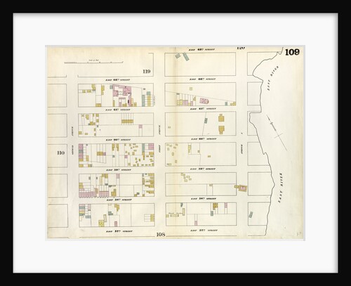 Map bounded by East 62nd Street, First Avenue, East 63rd Street, East River, East 57th Street, Second Avenue. 1857 by Anonymous