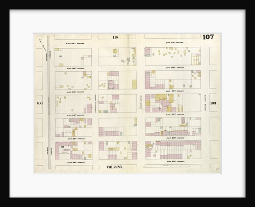 Map bounded by East 57th Street, Second Avenue, East 52nd Street, Fourth Avenue. 1857 by Anonymous