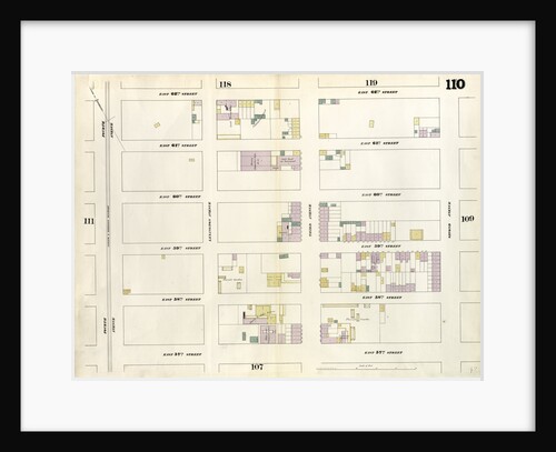 Map bounded by East 62nd Street, Second Avenue, East 57th Street, Fourth Avenue. 1857 by Anonymous