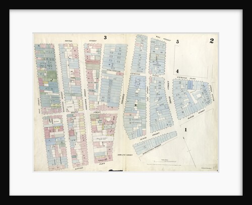 Map bounded by Rector Street, Broadway, Wall Street, Broad Street, Exchange Place by Anonymous