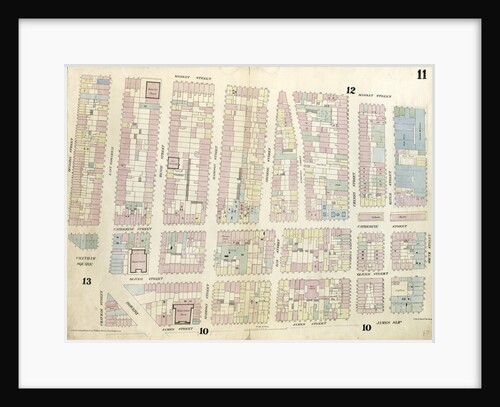 Map bounded by Chatham Square, Division Street, Market Street, South Street, James Slip, James Street. 1857 by Anonymous