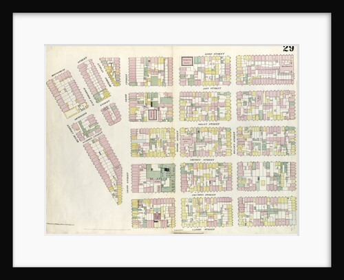 Map bounded by Rivington Street, Cannon Street, Henry Street, Montgomery Street, Ridge Street. 1857 by Anonymous