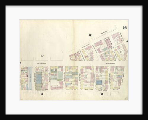 Map bounded by Laight Street, Canal Street, Church Street by Anonymous