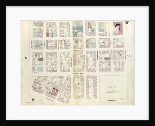 Map bounded by Laight Street, Varick Street, Franklin Street, West Broadway by Anonymous