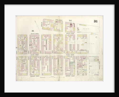 Map bounded by Houston Street, Avenue D, 3rd Street, East Street, Rivington Street, Willett Street. 1857 by Anonymous