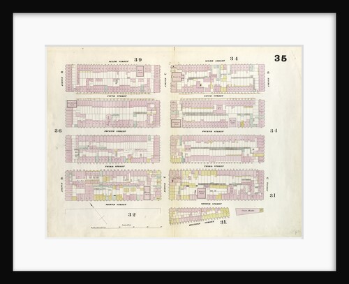Map bounded by 6th Street, Avenue D, Houston Street, Pitt Street, 2nd Street, Avenue B. 1857 by Anonymous