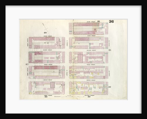 Map bounded by 5th Street, Avenue A, 6th Street, Avenue B, 1st Street, First Avenue. 1857 by Anonymous