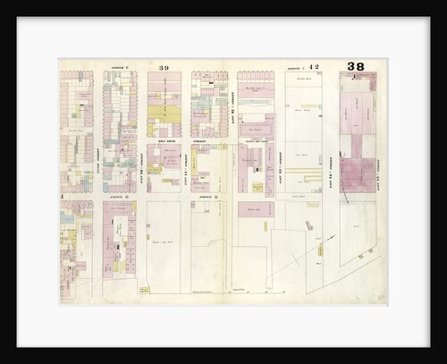 Map bounded by East 15th Street, East River, 8th Street, Avenue C. 1857 by Anonymous
