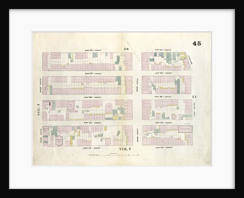 Map bounded by West 18th Street, East 18th Street, Broadway, Union Square West, East 14th Street, West 14th Street, Sixth Avenue. 1857 by Anonymous