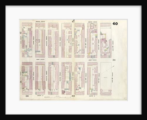 Map bounded by East 12th Street, Avenue A, 5th Street, Second Avenue. 1857 by Anonymous