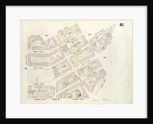 Map bounded by Bleeker Street, Cornelia Street, Sixth Avenue, Carmine Street, Bleeker Street, Hancock Street, Hammersley Street, Hudson Street, Barrow Street, Commerce Street. 1857 by Anonymous
