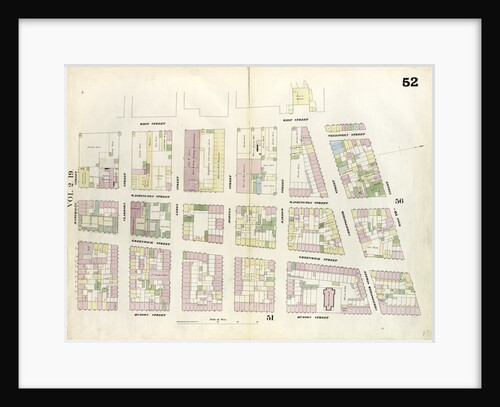 Map bounded by West 10th Street, Hudson Street, Hammersley Street, West Street. 1857 by Anonymous