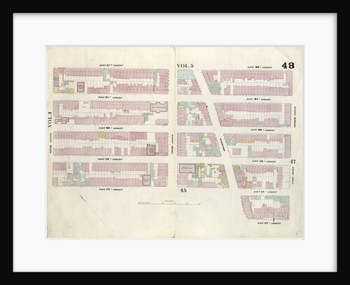 Map bounded by West 22nd Street, East 22nd Street, Fourth Avenue, Union Square North, Broadway, East 18th Street, West 18th Street, Sixth Avenue. 1857 by Anonymous