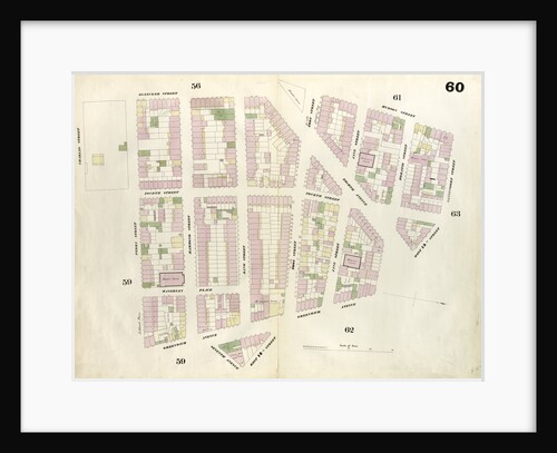 Map bounded by West 13th Street, Greenwich Avenue, 12th Street, Seventh Avenue, Greenwich Avenue, Perry Street, 4th Street, Charles Street, Bleeker Street, Hudson Street, Gansevoort Street. 1857 by Anonymous