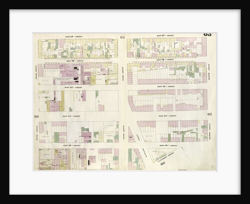 Map bounded by West 17th Street, Eighth Avenue, West 13th Street, Gansevoort Street, West 12th Street, Tenth Avenue. 1857 by Anonymous