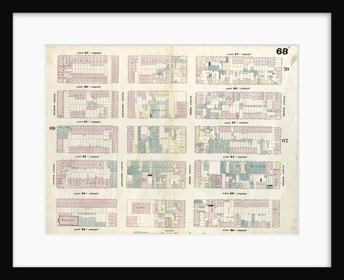Map bounded by East 27th Street, Second Avenue, East 22nd Street, Fourth Avenue. 1857 by Anonymous